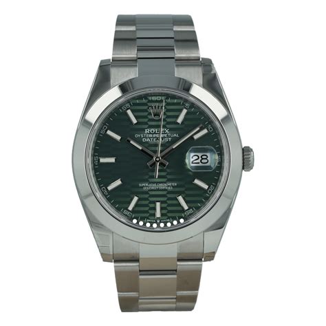 rolex 41mm datejust green|rolex datejust 41mm pre owned.